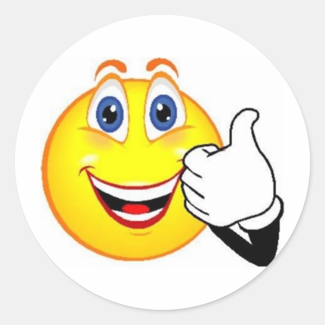 Adesivo Rosto Feliz (Frente)