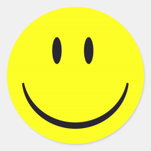 Adesivo rosto feliz (Frente)