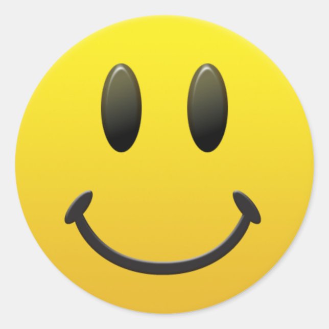 Adesivo Rosto Feliz (Frente)