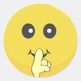 Adesivo Rosto Feliz e Amarelo Brilhante