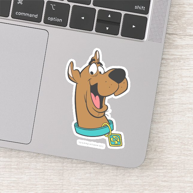 Adesivo Rosto Feliz Scooby-Doo (Detalhe)