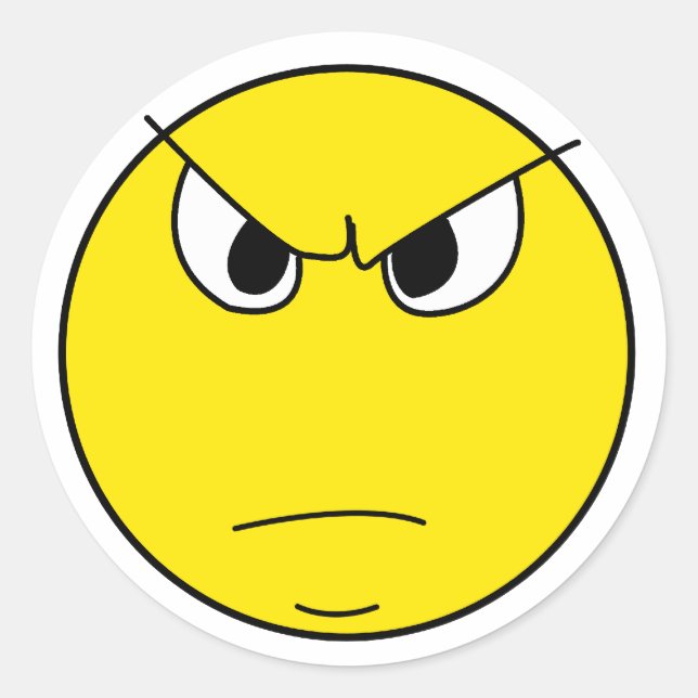 Adesivo Rosto Louco (Frente)