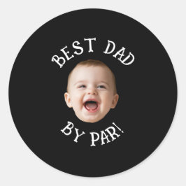 Adesivo Rosto Personalizado Melhor Pai pela Par Nova Bebê
