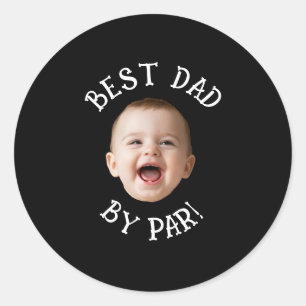 Adesivo Rosto Personalizado Melhor Pai pela Par Nova Bebê