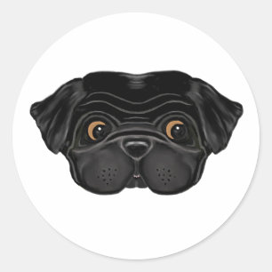 Adesivo Rosto preto-branco