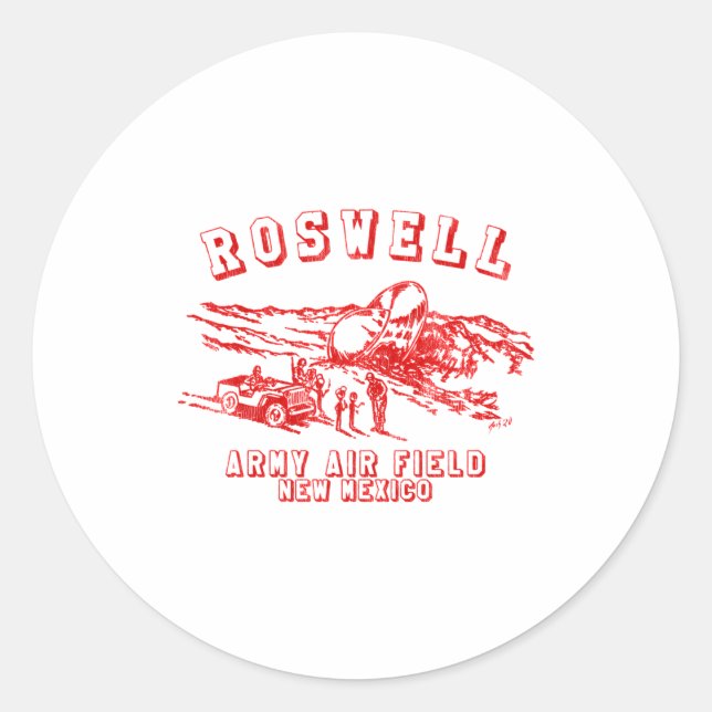 Adesivo Roswell Army Air Field New Mexico _1  (Frente)