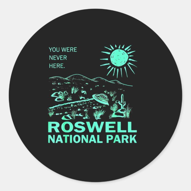 Adesivo Roswell National Park New Mexico  (Frente)