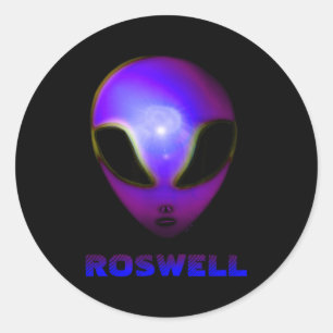 Adesivo Roswell Novo México Alien