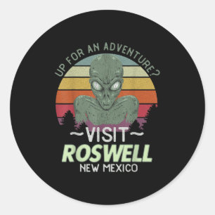 Adesivo Roswell Novo México Cabeça de Alien Lembrança Dive