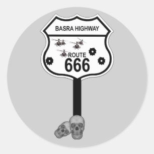 Adesivo Rota 666