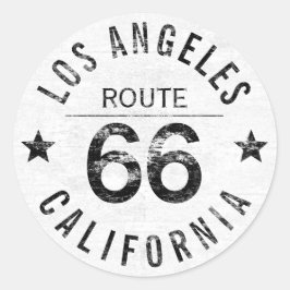 Adesivo Rota 66 da Califórnia em Los Angeles