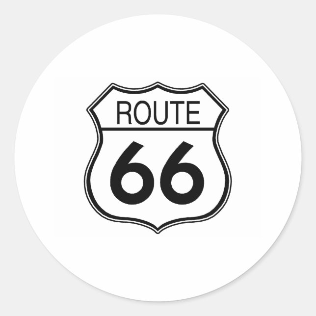 Adesivo Rota 66 - Sinal (Frente)