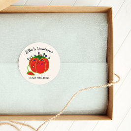 Adesivo Rota Clássica de Seamstress Red Pin Cushion Seamst