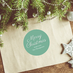 Adesivo Roteiro de Natal Luz Verde Personalizado
