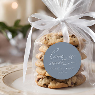 Adesivo Roteiro Moderno Amor é Doce Casamento