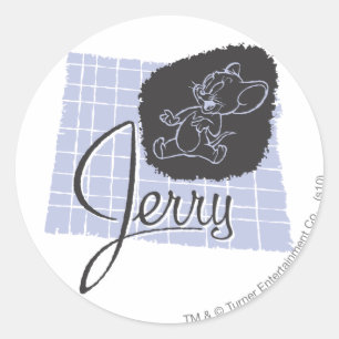 Adesivo Roteiro preto e azul de Jerry