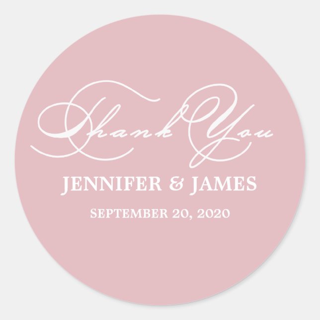 Adesivo Roteiro Romântico Obrigado Rótulo do Favor do Casa (Frente)