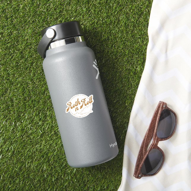 Adesivo Roth n Roll – Humor Financeiro (HydroFlask Insitu)
