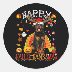Adesivo Rottweiler Cachorro das Bruxas Cachorro Feliz