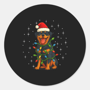 Adesivo Rottweiler Cachorro Natal Pj Pijama Homens Mulhere