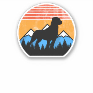 Adesivo Rottweiler com Distância Retroativa