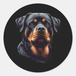 Adesivo Rottweiler Stunning Dog Head Art 