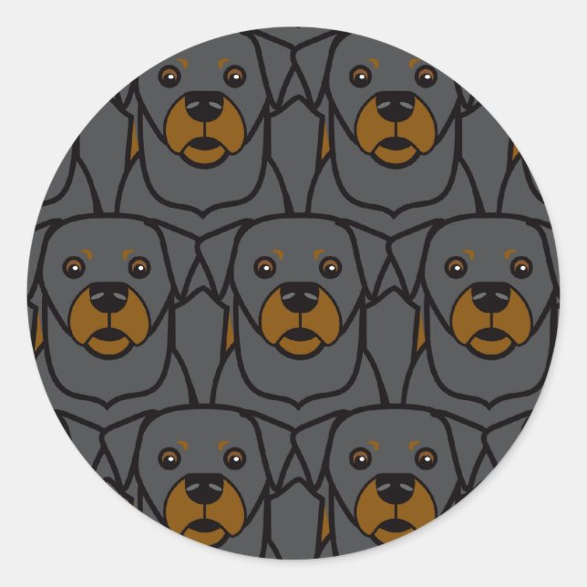 Adesivo Rottweilers (Frente)