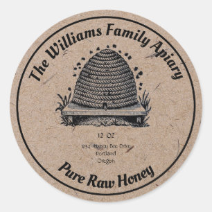 Adesivo Rótulo Apiário de Mel de Abelhas  Mel em bruto p