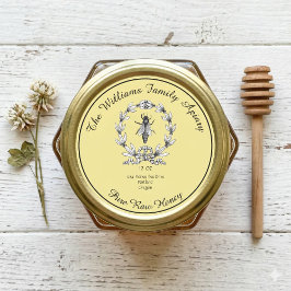 Adesivo Rótulo Apiário de Mel de Honeybee Honey Jar | Mel 