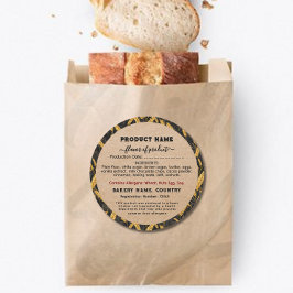 Adesivo Rótulo atualizado da comida de algodão em Illinois