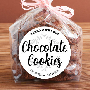 Adesivo Rótulo Caseiro de Biscoito Personalizado HM001rd