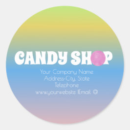 Adesivo Rótulo Comercial do Compro de Doações