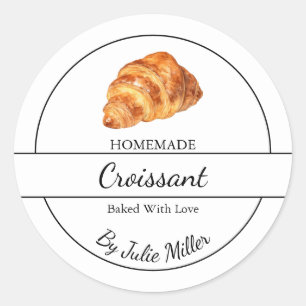 Adesivo Rótulo Croissant Simples