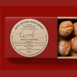 Adesivo Rótulo da lei do algodão