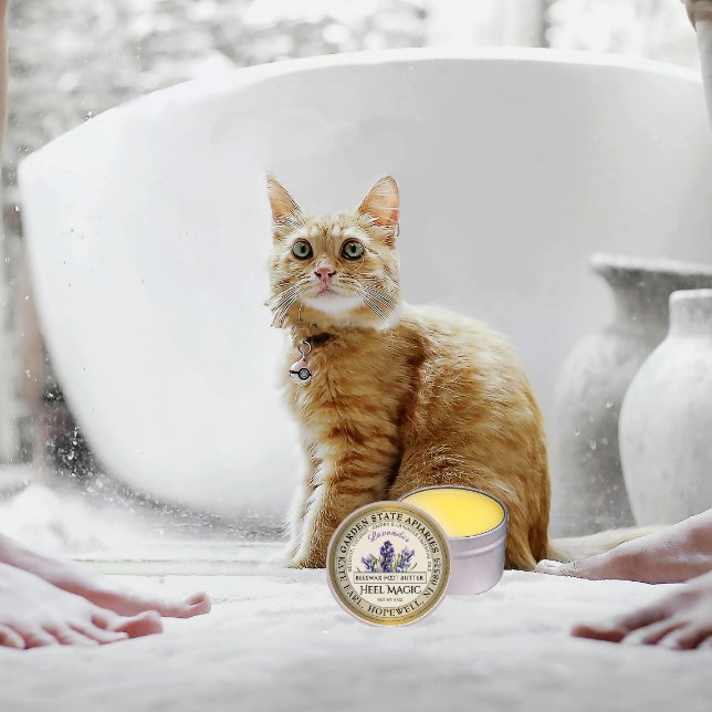 Adesivo Rótulo da Manteiga do Cabelo da Cera de Esfregaço  (Criador carregado)