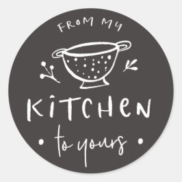 Adesivo rótulo da minha cozinha para a sua