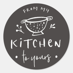 Adesivo rótulo da minha cozinha para a sua