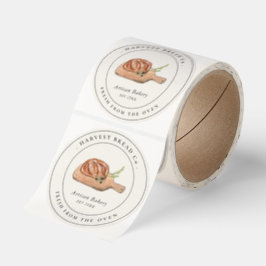 Adesivo Rótulo da padaria do pão de vindima