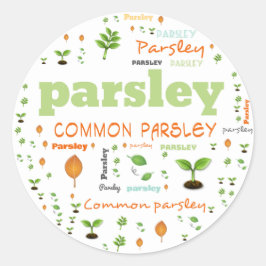 ADESIVO RÓTULO DA PALAVRA HERB - PARSLEY
