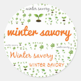 ADESIVO RÓTULO DA PALAVRA HERB - SALVÓRIA DO INVERNO