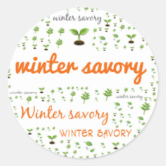 ADESIVO RÓTULO DA PALAVRA HERB - SALVÓRIA DO INVERNO