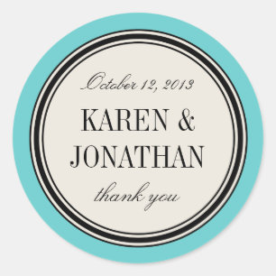 Adesivo Rótulo da Vintage redonda, Modelo do Favor do Casa