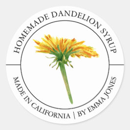 Adesivo Rótulo Dandelion Modern