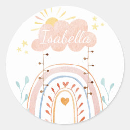 Adesivo Rótulo das Crianças do Arco-Íris Cuja Cobra d'Água