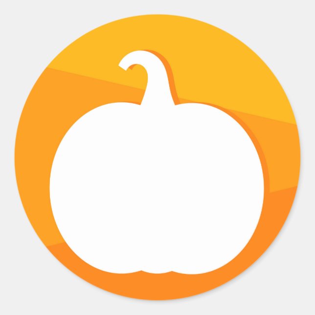 Adesivo Rótulo de abóbora de outono para design (Frente)