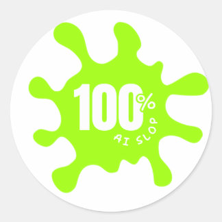 Adesivo Rótulo de AI 100% Inútil