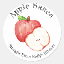 Adesivo Rótulo de Alimentos de Maçã para Negócios de Enlat