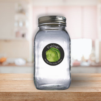 Adesivo Rótulo de Alimentos de Repolho para Negócios de En