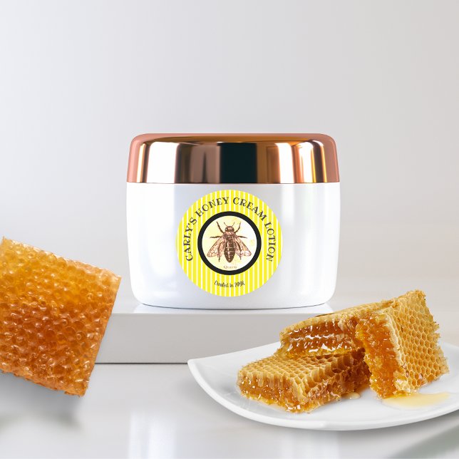 Adesivo Rótulo de Arranque de Rainha de Abelha Rasgada (Criador carregado)