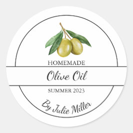 Adesivo Rótulo de Azeite Simples Caseiro